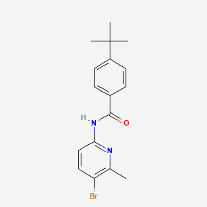 N-(5-bromo-6-methyl-2-pyridinyl)-4-tert-butylbenzamide