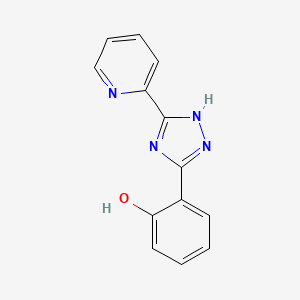 molecular formula C13H10N4O B5873348 2-[5-(2-pyridinyl)-1H-1,2,4-triazol-3-yl]phenol 