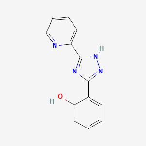 2-(5-(pyridin-2-yl)-1H-1,2,4-triazol-3-yl)phenol