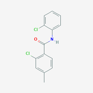 2-chloro-N-(2-chlorophenyl)-4-methylbenzamide