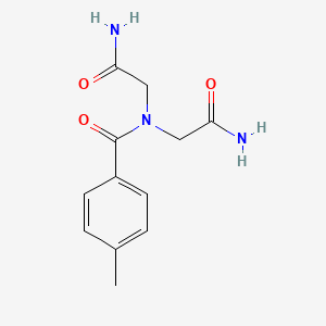 N,N-bis(2-amino-2-oxoethyl)-4-methylbenzamide