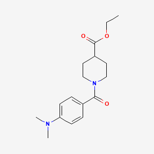 ethyl 1-[4-(dimethylamino)benzoyl]-4-piperidinecarboxylate