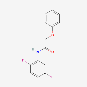 molecular formula C14H11F2NO2 B5873399 N-(2,5-difluorophenyl)-2-phenoxyacetamide 