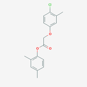 molecular formula C17H17ClO3 B5873402 2,4-dimethylphenyl (4-chloro-3-methylphenoxy)acetate 