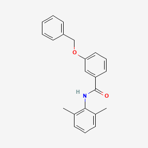 molecular formula C22H21NO2 B5873404 3-(benzyloxy)-N-(2,6-dimethylphenyl)benzamide 