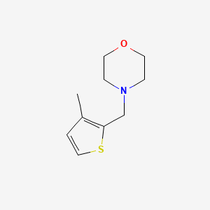 molecular formula C10H15NOS B5873405 4-[(3-methyl-2-thienyl)methyl]morpholine 