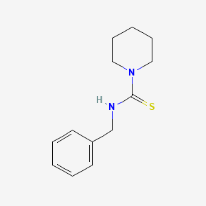 molecular formula C13H18N2S B5873451 N-benzyl-1-piperidinecarbothioamide 