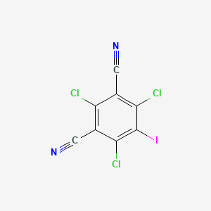 molecular formula C8Cl3IN2 B587346 5-Iodo-2,4,6-trichloroisophthalonitrile CAS No. 1246814-99-2