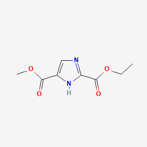 molecular formula C8H10N2O4 B587348 2-Ethyl 5-methyl 1H-imidazole-2,5-dicarboxylate CAS No. 144167-57-7