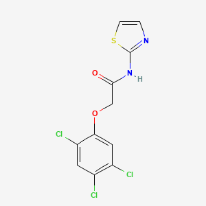 molecular formula C11H7Cl3N2O2S B5873566 N-1,3-thiazol-2-yl-2-(2,4,5-trichlorophenoxy)acetamide CAS No. 42310-59-8
