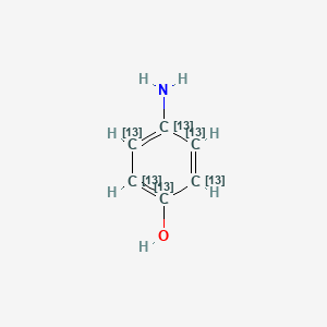 molecular formula C6H7NO B587362 4-氨基苯酚-13C6 CAS No. 1246820-76-7