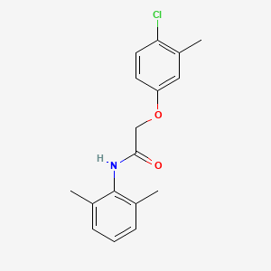 molecular formula C17H18ClNO2 B5873639 2-(4-chloro-3-methylphenoxy)-N-(2,6-dimethylphenyl)acetamide 