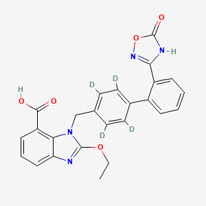 molecular formula C25H20N4O5 B587368 阿齐沙坦-d4 CAS No. 1794817-45-0