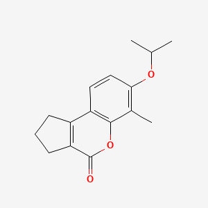 7-isopropoxy-6-methyl-2,3-dihydrocyclopenta[c]chromen-4(1H)-one