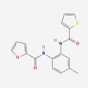 N-{4-methyl-2-[(2-thienylcarbonyl)amino]phenyl}-2-furamide