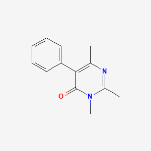 molecular formula C13H14N2O B5873788 2,3,6-trimethyl-5-phenyl-4(3H)-pyrimidinone 