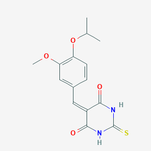 5-(4-isopropoxy-3-methoxybenzylidene)-2-thioxodihydro-4,6(1H,5H)-pyrimidinedione