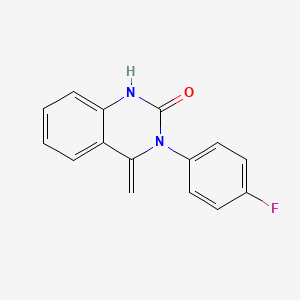 3-(4-fluorophenyl)-4-methylene-3,4-dihydro-2(1H)-quinazolinone