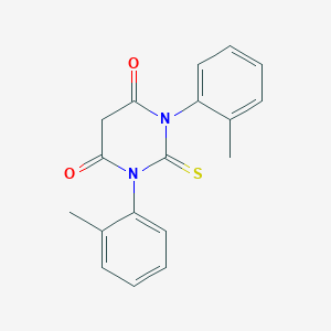 1,3-bis(2-methylphenyl)-2-thioxodihydro-4,6(1H,5H)-pyrimidinedione