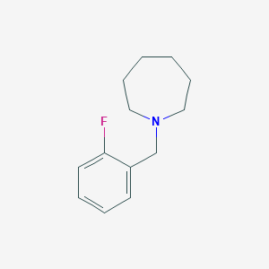molecular formula C13H18FN B5873890 1-(2-fluorobenzyl)azepane 