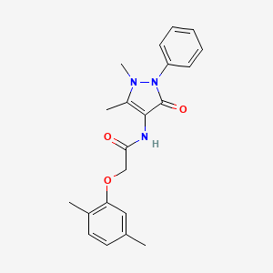 N-(1,5-dimethyl-3-oxo-2-phenyl-2,3-dihydro-1H-pyrazol-4-yl)-2-(2,5-dimethylphenoxy)acetamide