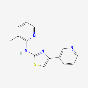 3-methyl-N-[4-(3-pyridinyl)-1,3-thiazol-2-yl]-2-pyridinamine