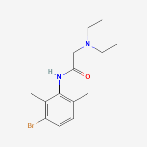 molecular formula C14H21BrN2O B587396 3-Bromo Lidocaine CAS No. 1044658-01-6