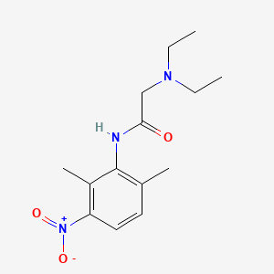 molecular formula C14H21N3O3 B587398 2-(Diethylamino)-N-(2,6-dimethyl-3-nitrophenyl)acetamide CAS No. 39942-49-9