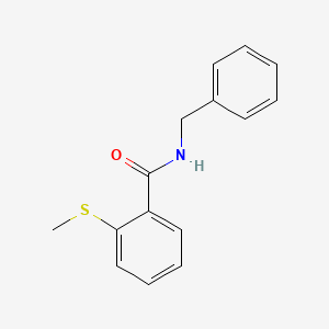 molecular formula C15H15NOS B5874019 N-benzyl-2-(methylthio)benzamide 