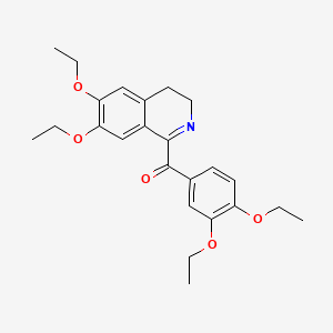 molecular formula C24H29NO5 B587403 盐酸屈他维林 CAS No. 54088-62-9