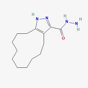 4,5,6,7,8,9,10,11,12,13-decahydro-1H-cyclododeca[c]pyrazole-3-carbohydrazide