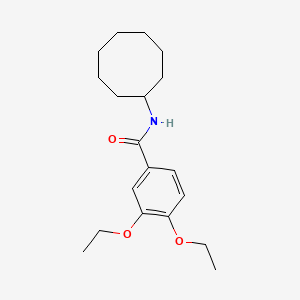 N-cyclooctyl-3,4-diethoxybenzamide