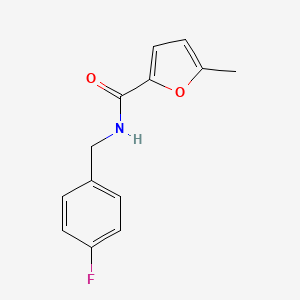 molecular formula C13H12FNO2 B5874059 N-(4-fluorobenzyl)-5-methyl-2-furamide 