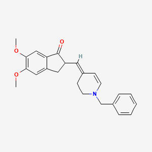 1-Benzyl-4-(5,6-dimethoxy-1-oxoindan-2-YL)methylene-1,2,3,4-tetrahydropyridine