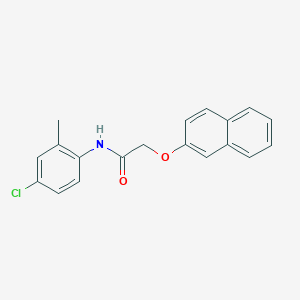 molecular formula C19H16ClNO2 B5874137 N-(4-chloro-2-methylphenyl)-2-(2-naphthyloxy)acetamide 