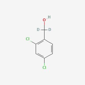 molecular formula C7H6Cl2O B587418 Dideuterio-(2,4-dichlorophenyl)methanol CAS No. 883001-15-8