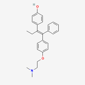 4-[(1E)-1-{4-[2-(Dimethylamino)ethoxy]phenyl}-1-phenylbut-1-en-2-yl]phenol