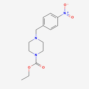 ethyl 4-(4-nitrobenzyl)-1-piperazinecarboxylate