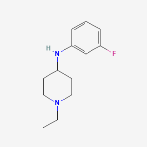 1-ethyl-N-(3-fluorophenyl)-4-piperidinamine