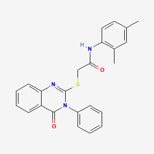 N-(2,4-dimethylphenyl)-2-[(4-oxo-3-phenyl-3,4-dihydro-2-quinazolinyl)thio]acetamide