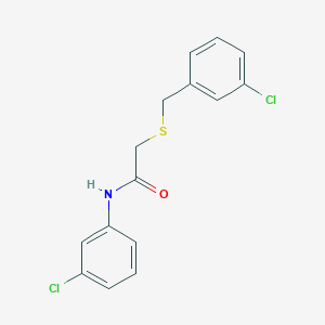 2-[(3-chlorobenzyl)thio]-N-(3-chlorophenyl)acetamide