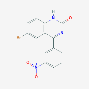 6-bromo-4-(3-nitrophenyl)-2(1H)-quinazolinone