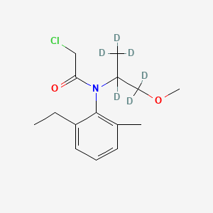 molecular formula C15H22ClNO2 B587433 Metolachlor-d6 CAS No. 1219803-97-0