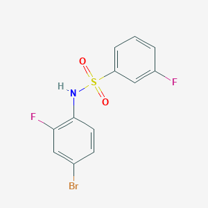 N-(4-bromo-2-fluorophenyl)-3-fluorobenzenesulfonamide