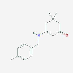 molecular formula C16H21NO B5874389 5,5-dimethyl-3-[(4-methylbenzyl)amino]-2-cyclohexen-1-one 