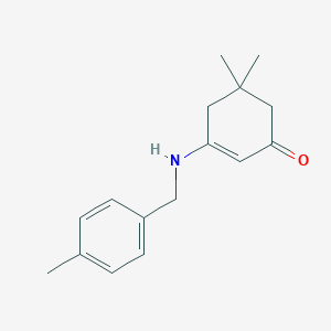 molecular formula C16H21NO B5874389 5,5-Dimethyl-3-[(4-methylbenzyl)amino]cyclohex-2-en-1-one 