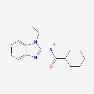 N-(1-ethyl-1H-benzimidazol-2-yl)cyclohexanecarboxamide