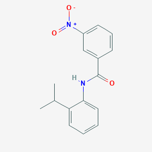 molecular formula C16H16N2O3 B5874426 N-(2-isopropylphenyl)-3-nitrobenzamide 