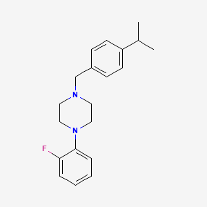 1-(2-fluorophenyl)-4-(4-isopropylbenzyl)piperazine