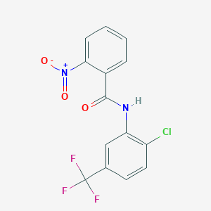 N-[2-chloro-5-(trifluoromethyl)phenyl]-2-nitrobenzamide